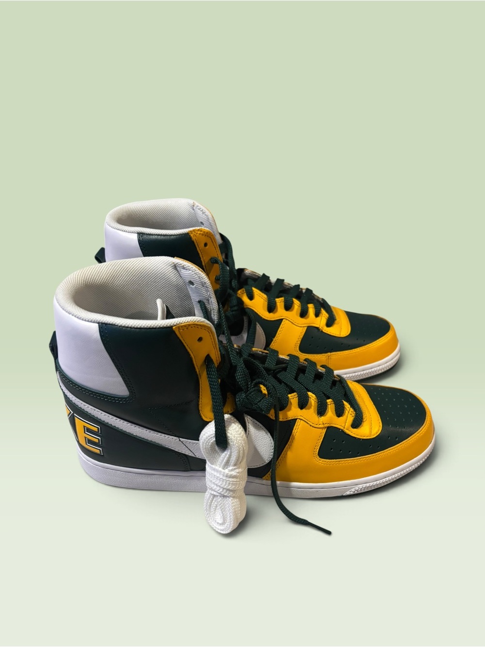 Nike Terminator High Seattle Supersonics FN4442-300 Men’s Size 14 Green Yellow